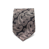 SILVER MYSTIQUE TIE AND POCKET SQUARE SET